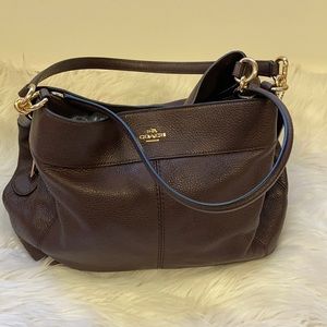 Leather Coach Tote Bag